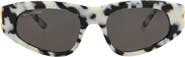 Balenciaga 53mm Rectangle Sunglasses