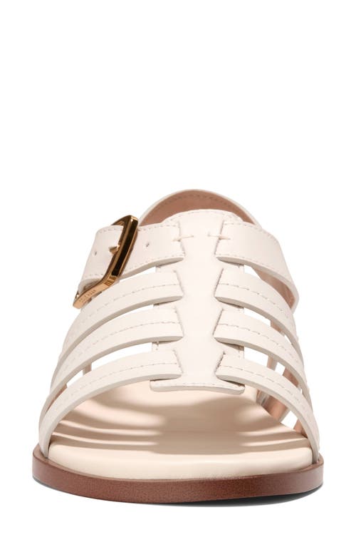 Cole Haan Flynn Fisherman Sandal In Ivory Leather