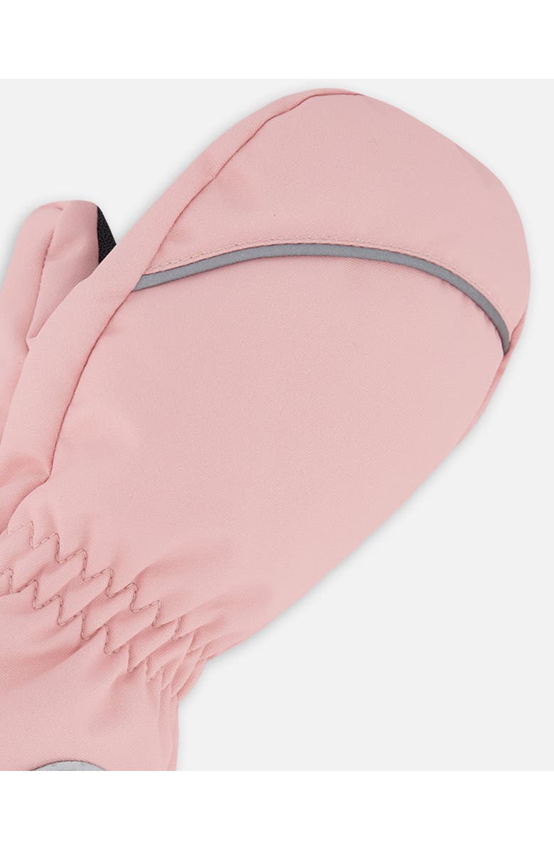 Deux par Deux Baby Girl Winter Mittens Play, Alternate, color, Dusty Pink
