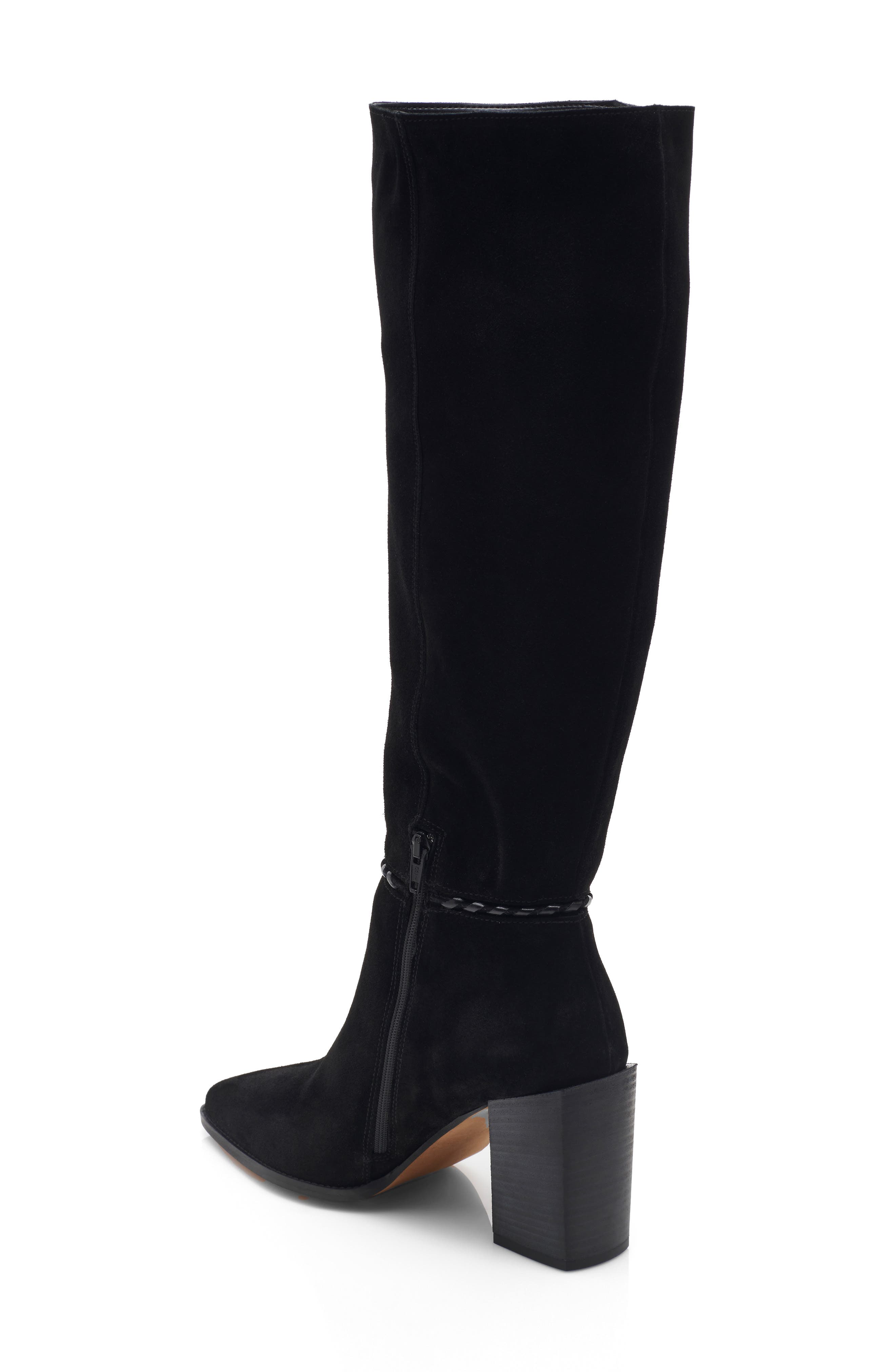 Riley Knee High Boot, Alternate, color, BLACK