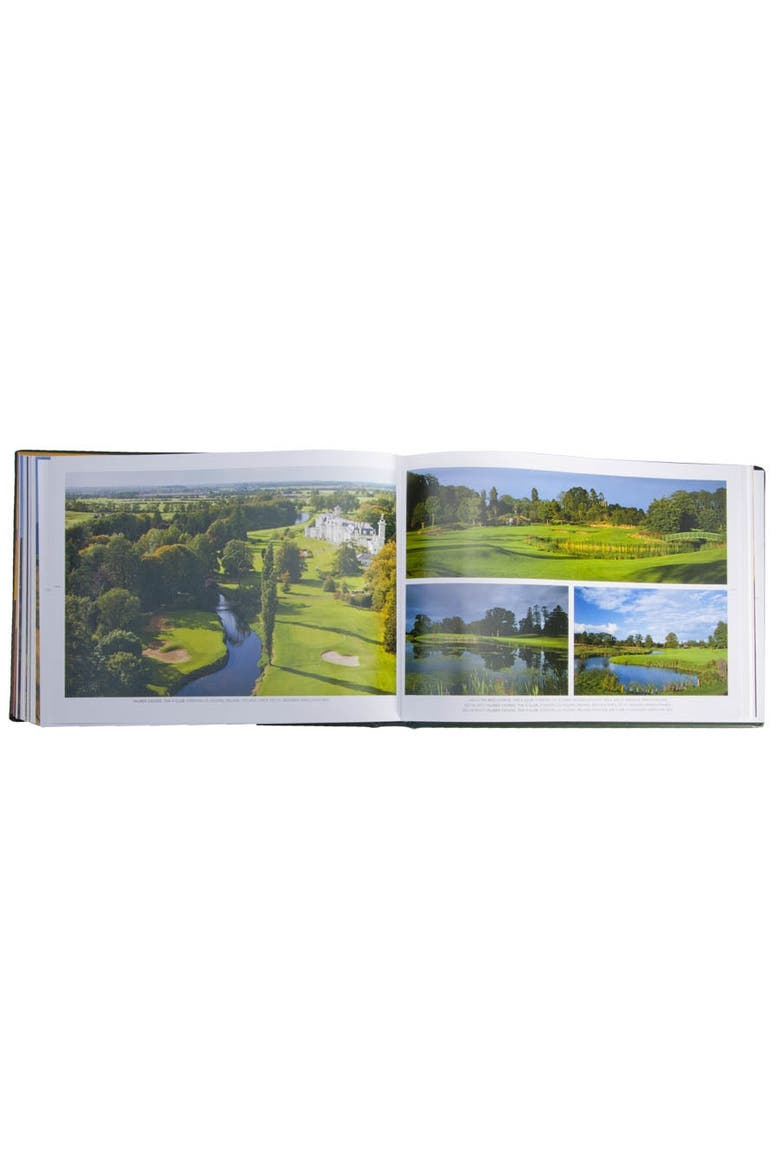 Golf Courses Leather Coffee Table Book, Alternate, color, Green
