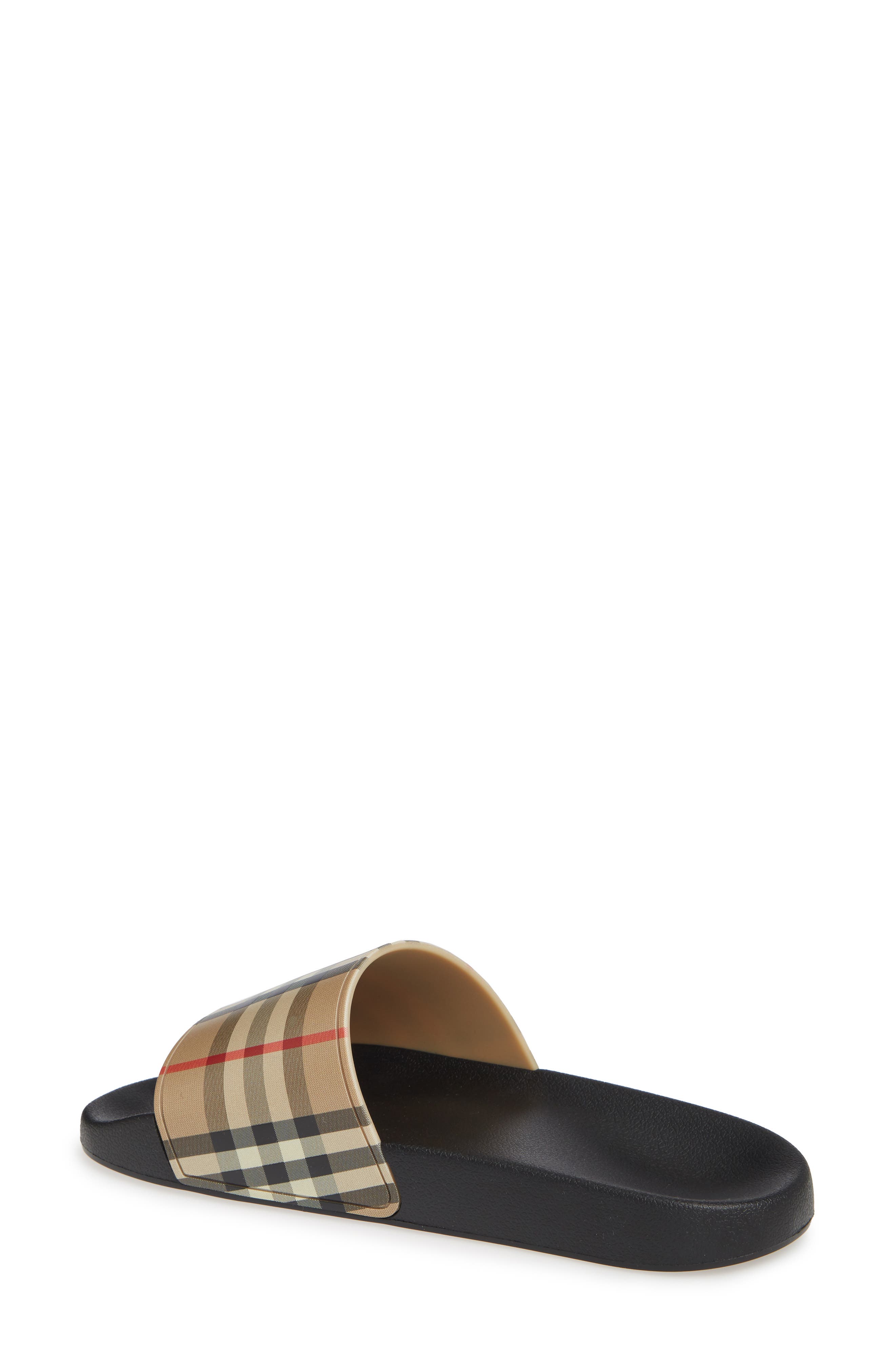 Burberry Furley Vintage Check Slide Sandal, Alternate, color, 