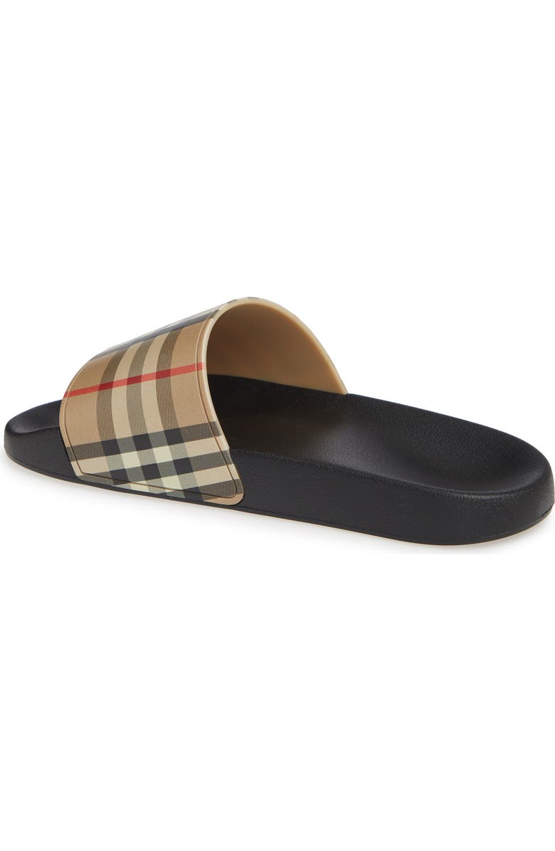 Burberry Furley Vintage Check Slide Sandal, Alternate, color,