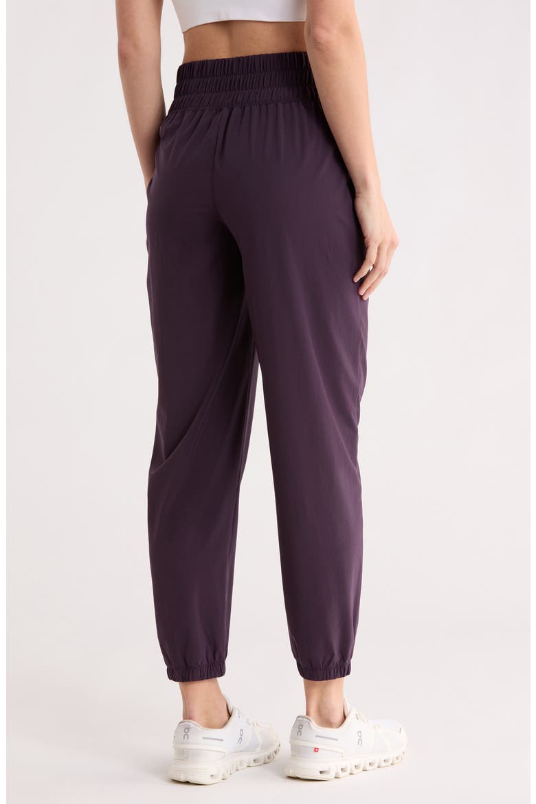 Interval High Waist Track Pants, Alternate, color, PURPLE NEBULA