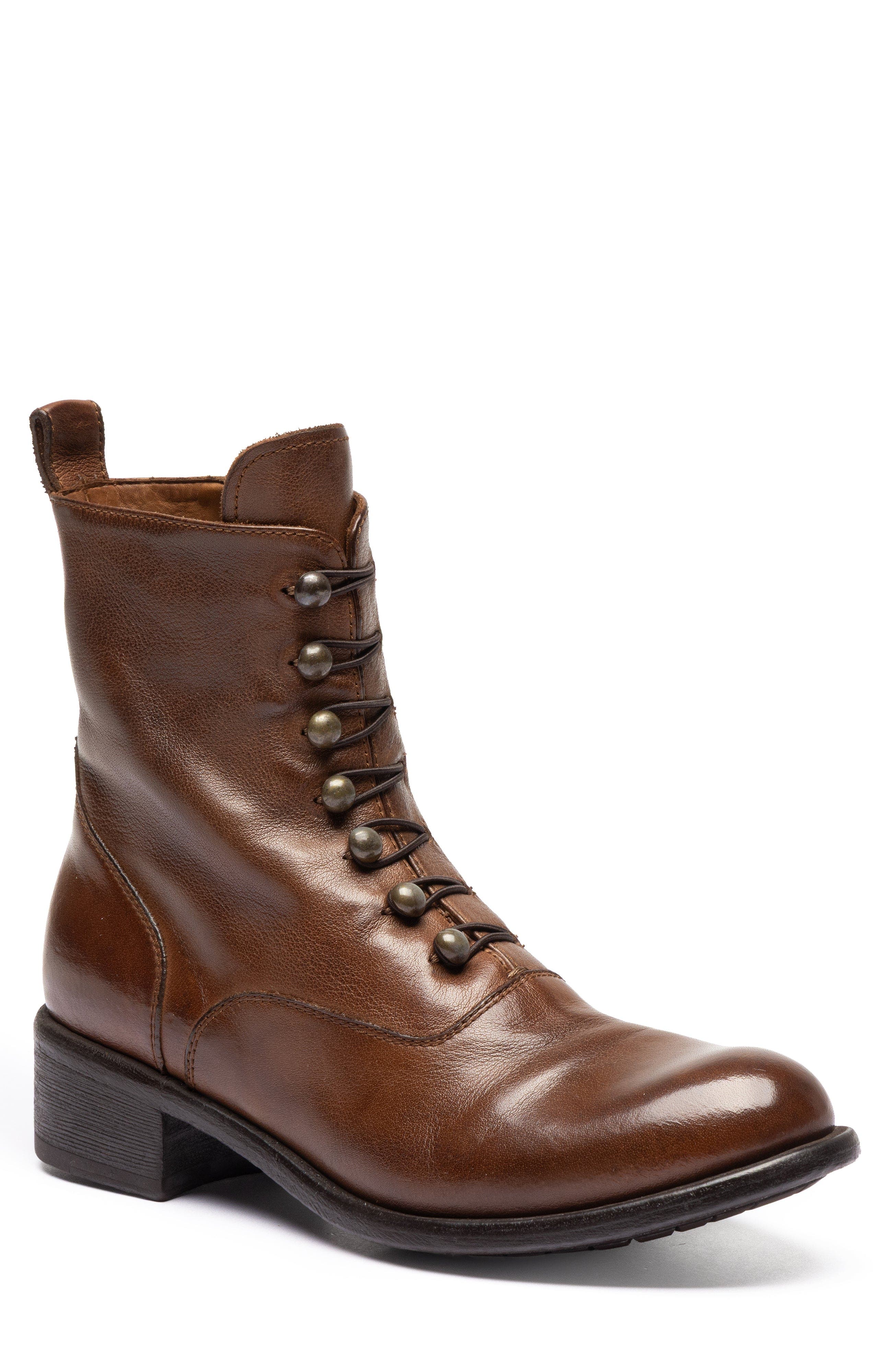 Officine Creative Lis 006 Leather Zipped Boots, Main, color, Brown