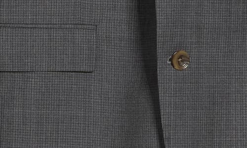Jack Victor Esprit Grey Slub Wool Suit In Gray