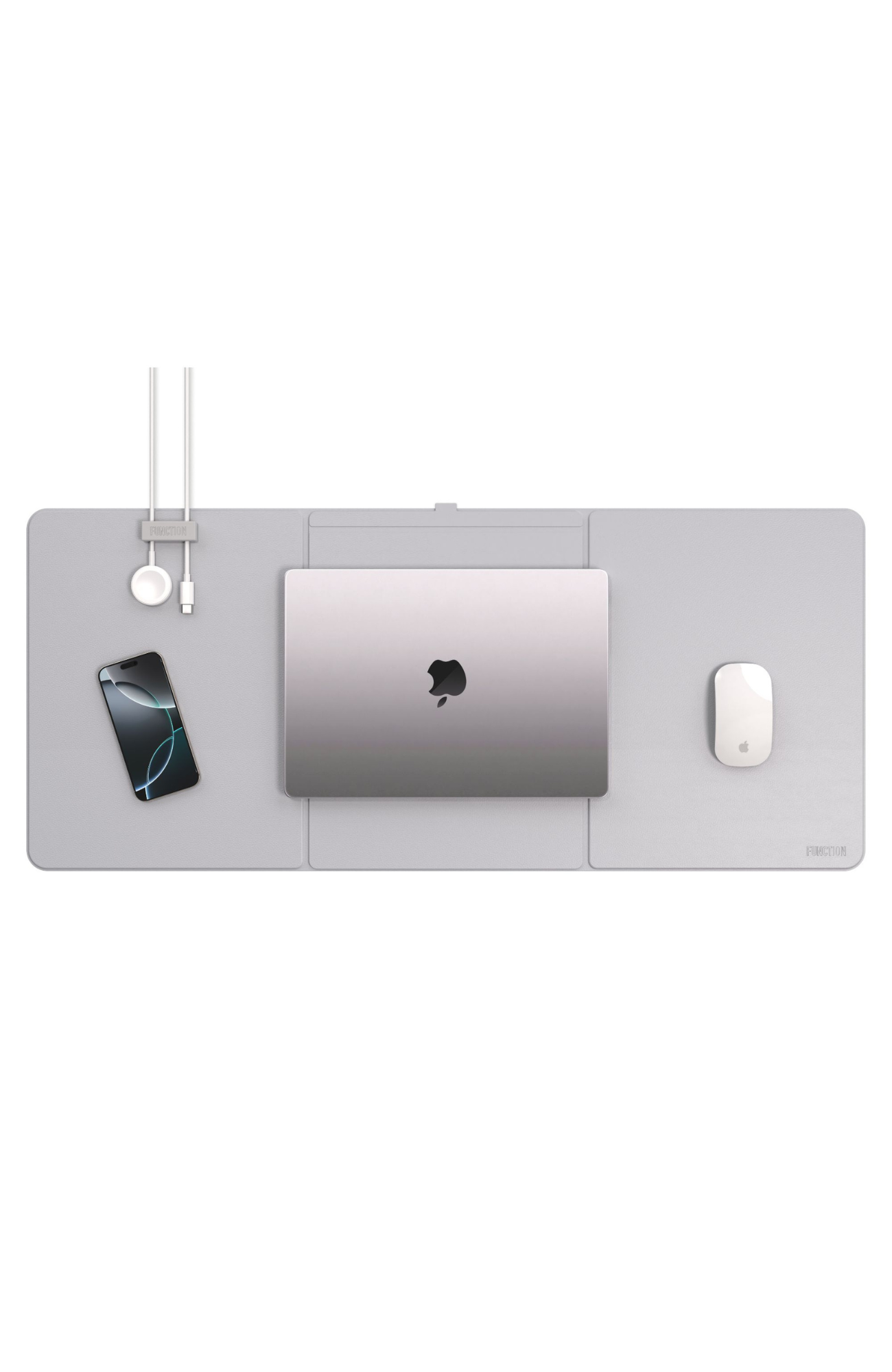 Function101 WorkPad Pro with Magentic Stand and Magnetic Cable Manager in Light Gray at Nordstrom