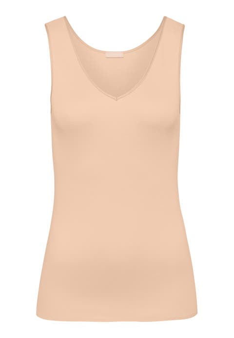 Cotton Seamless V-Neck Cotton Tank Top