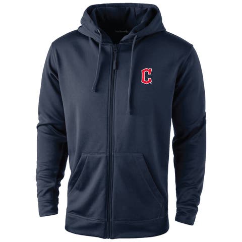 Men's Dunbrooke Navy Cleveland Guardians Trophy Full-Zip Hoodie
