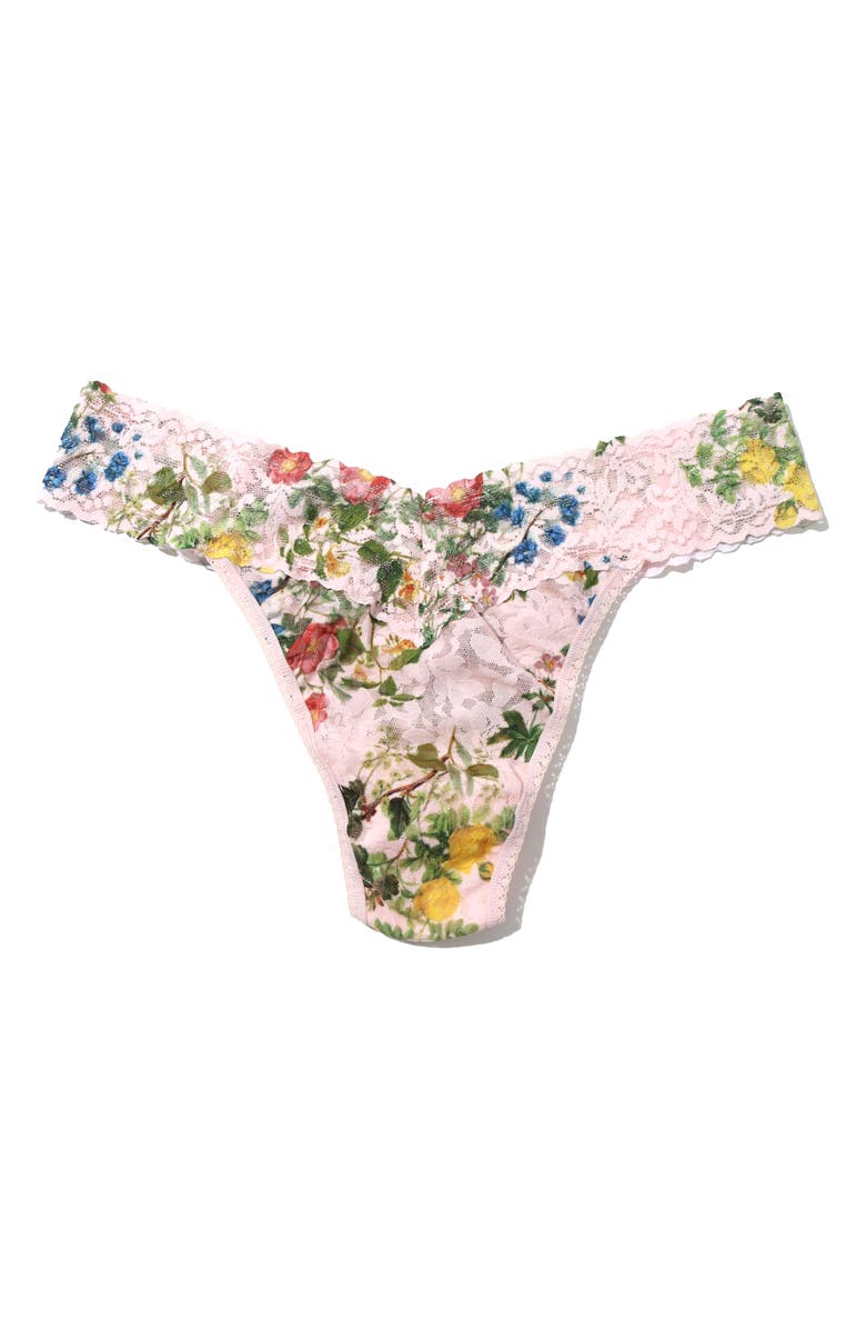 Hanky Panky Print Original Rise Thong, Alternate, color, Overjoyed