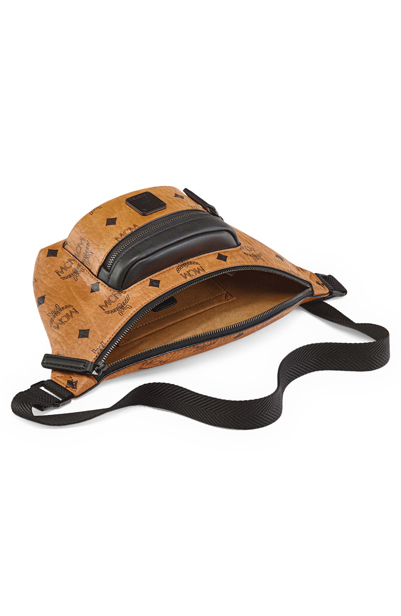 Fursten Mini Belt Bag, Alternate, color, COGNAC