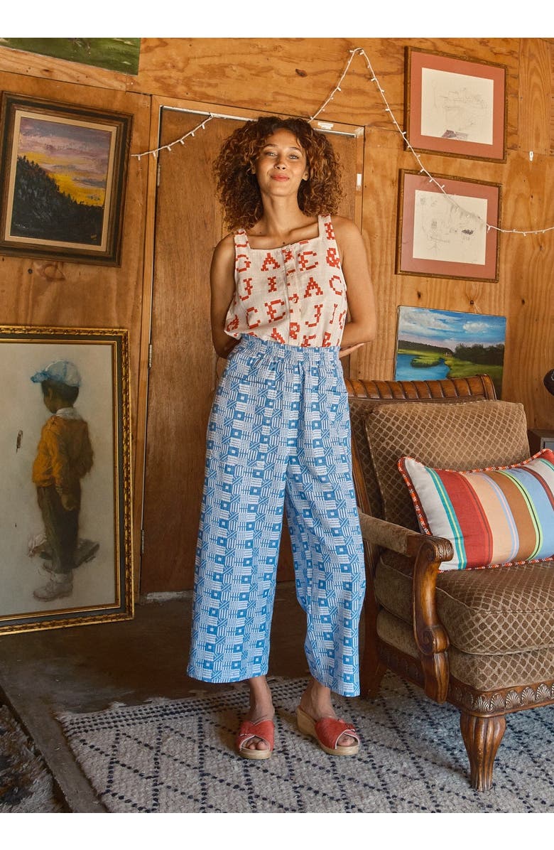 Ace & Jig Paul Pull-on Straight Leg Patch Pocket Pants, Alternate, color, Lisbon
