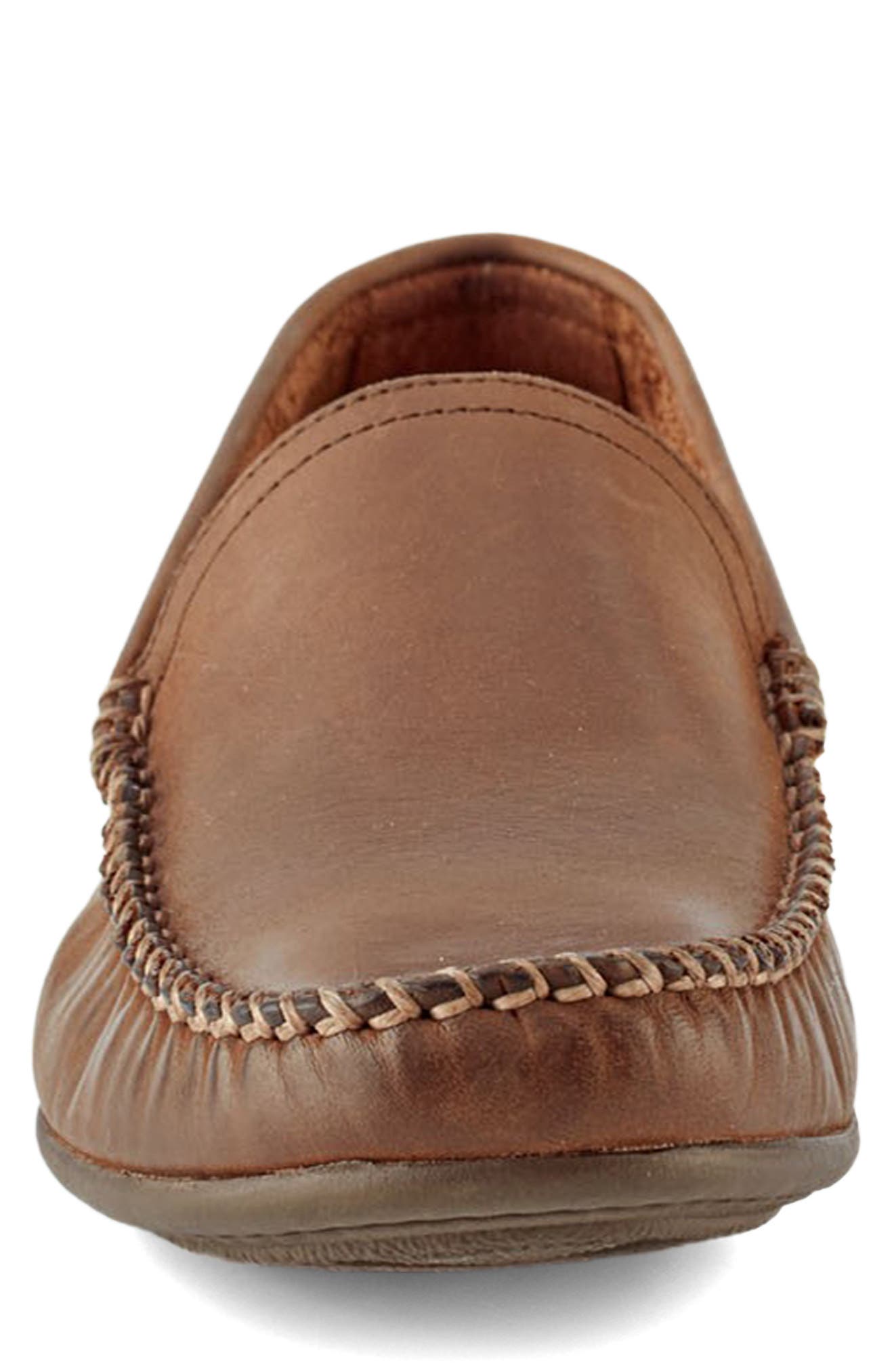 Frye Lewis Venetian Driving Loafer, Alternate, color, Tan