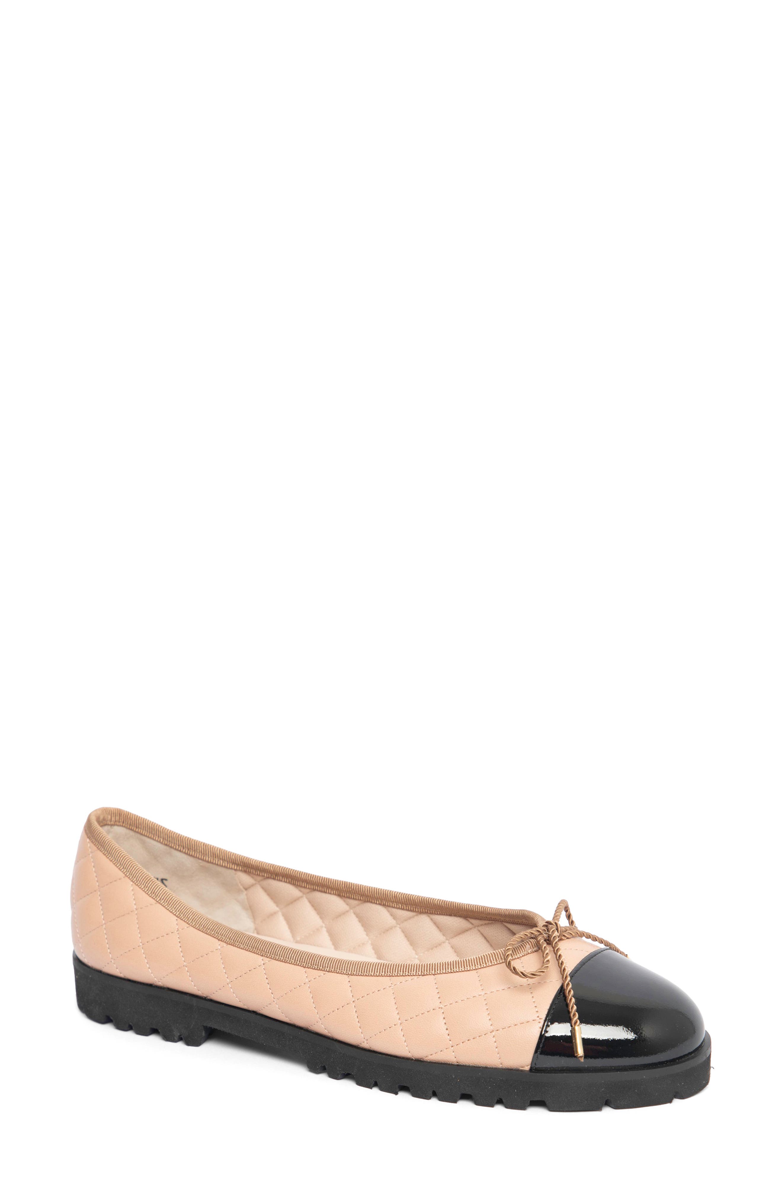 NUDE/ BLACK PATENT