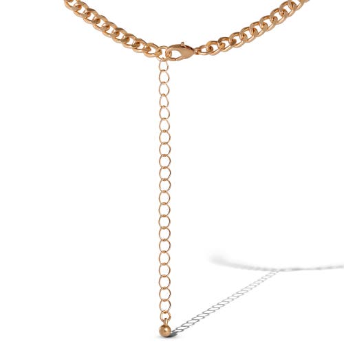 Jessica Simpson Celestial Charm Necklace In Metallic