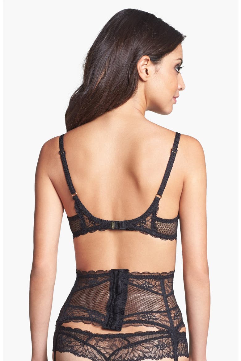Chantelle Intimates Opera Underwire Demi Bra, Alternate, color, BLACK