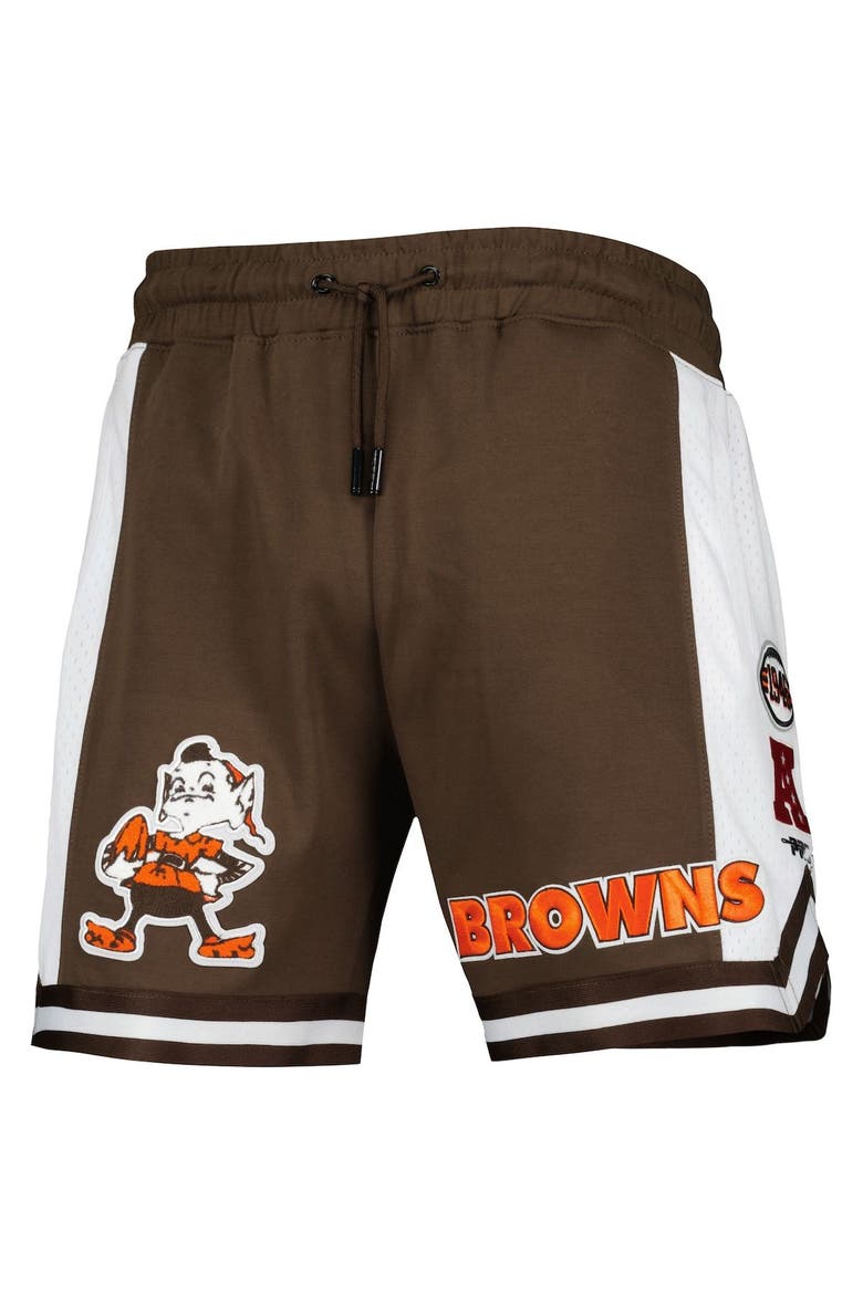 Men's Pro Standard Brown Cleveland Browns Retro Classic 2.0 Shorts, Alternate, color, Brown