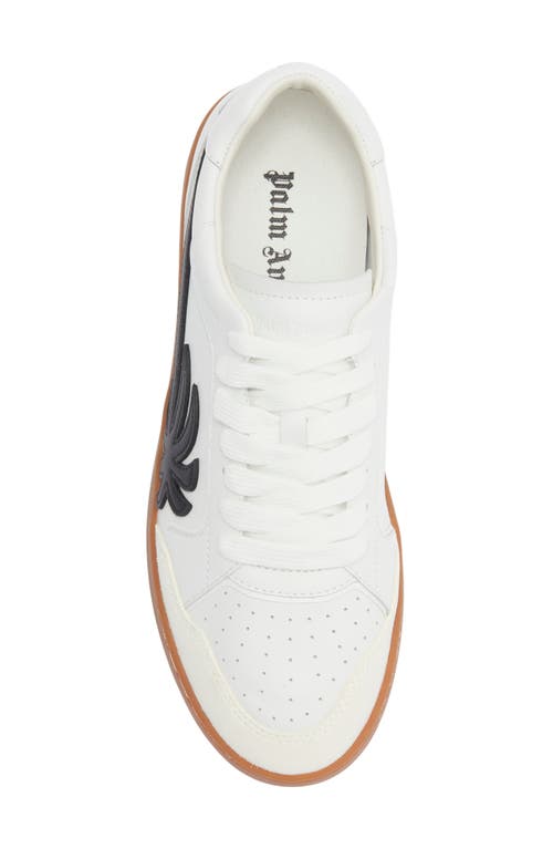 Palm Angels New Leather Sneakers Contrast Sole Low-top In Multi