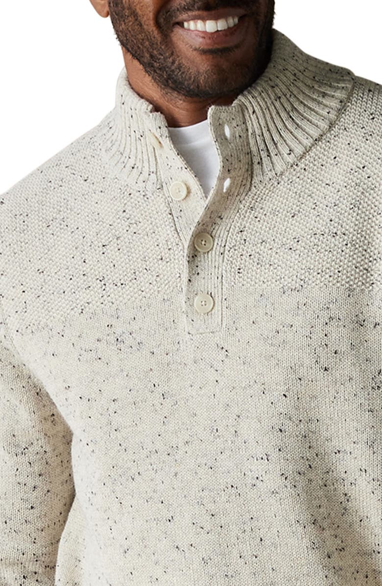 The Normal Brand SeaWool Nep Sweater, Alternate, color, Cream
