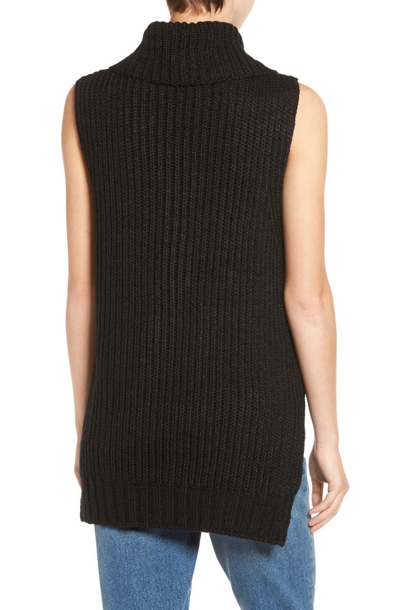 ASTR the Label ASTR High/Low Turtleneck Sweater, Alternate, color, 