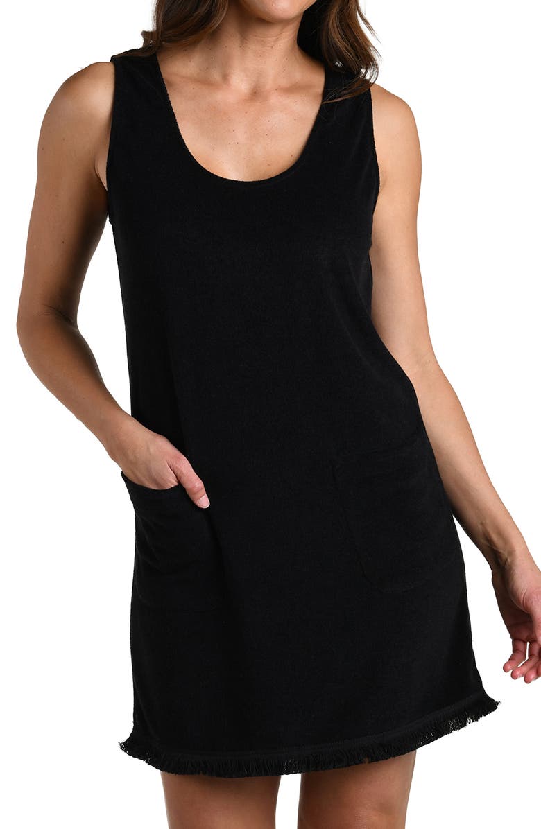 La Blanca Wild Nomad Sleeveless Minidress, Alternate, color, 