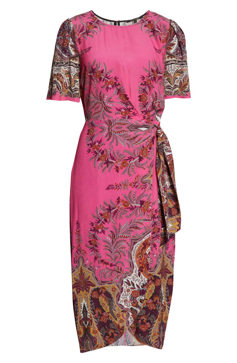 KOBI HALPERIN Alexis Side Tie Dress, Alternate, color,