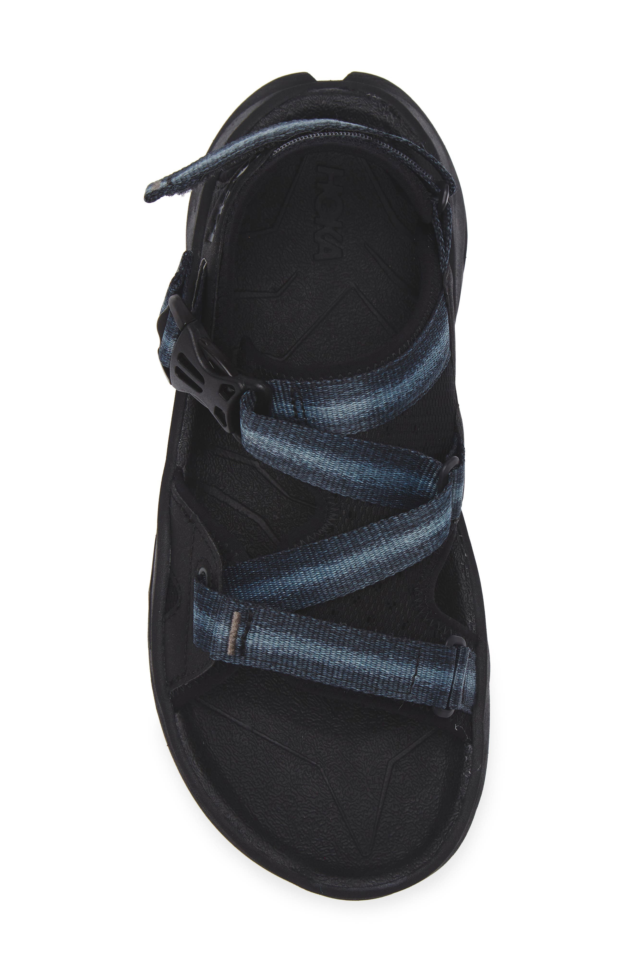 HOKA Infini Hike TC Sandal, Alternate, color, Black / Black