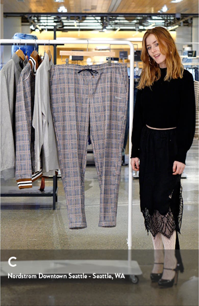 Glen Plaid Track Pants, sales video thumbnail