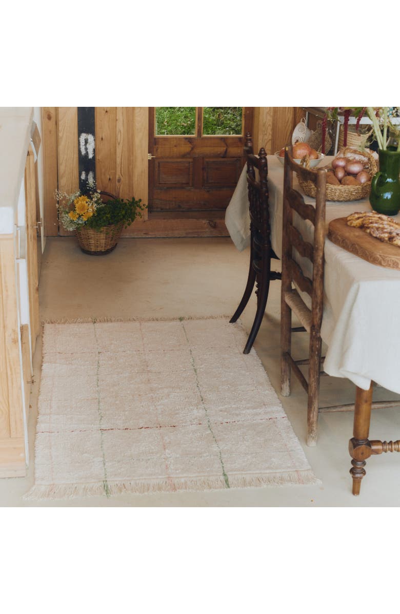 Lorena Canals Washable Rug Color Lines, Alternate, color, Natural