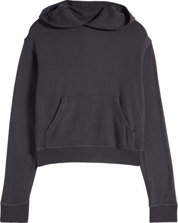 Sport French Terry Crop Hoodie