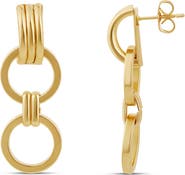 SHYMI Round Link Drop Earrings