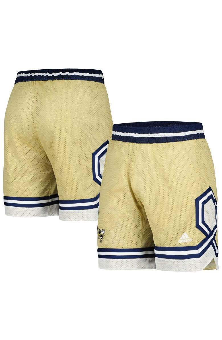 adidas Men's adidas Gold Georgia Tech Yellow Jackets Swingman AEROREADY Basketball Shorts, Main, color, Gold