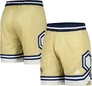 adidas Men's adidas Gold Georgia Tech Yellow Jackets Swingman AEROREADY Basketball Shorts
