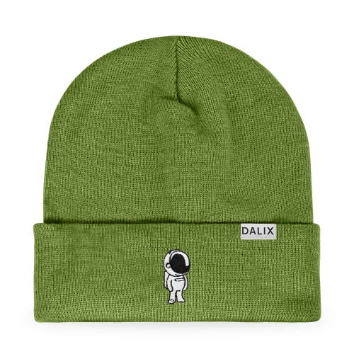 Dalix Astronaut Beanie In Olive
