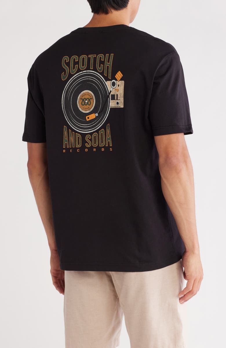 Scotch & Soda Cotton Graphic T-Shirt, Alternate, color, Meteorite