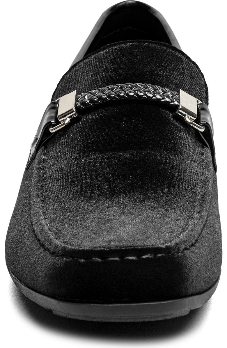 Stacy Adams Sheridan Moc Toe Loafer, Alternate, color, Black