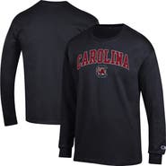 Champion Men's Champion  Black South Carolina Gamecocks Arch Over Logo Long Sleeve T-Shirt