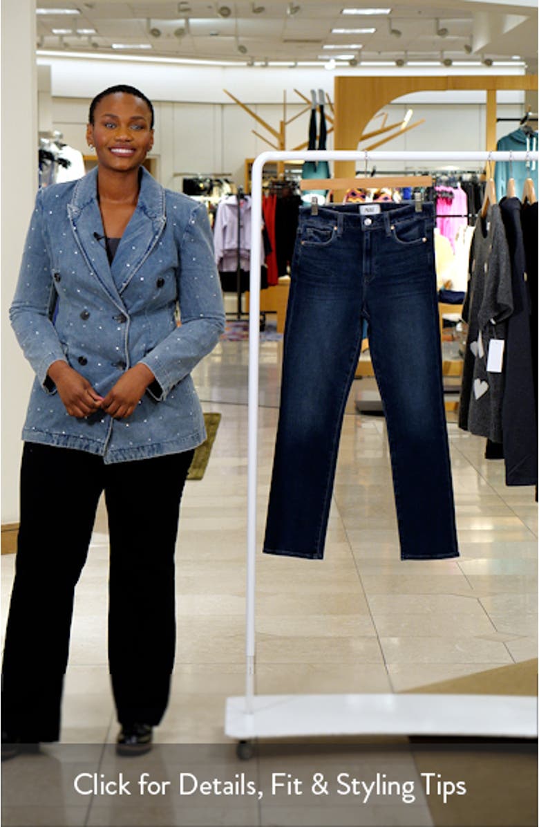 Cindy High Waist Ankle Straight Leg Jeans, sales video thumbnail