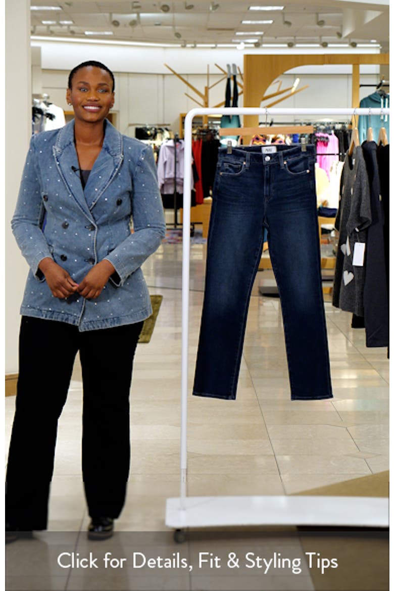 Cindy High Waist Ankle Straight Leg Jeans video