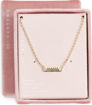 Chelsea28 Demi Fine Cubic Zirconia Mama Pendant Necklace