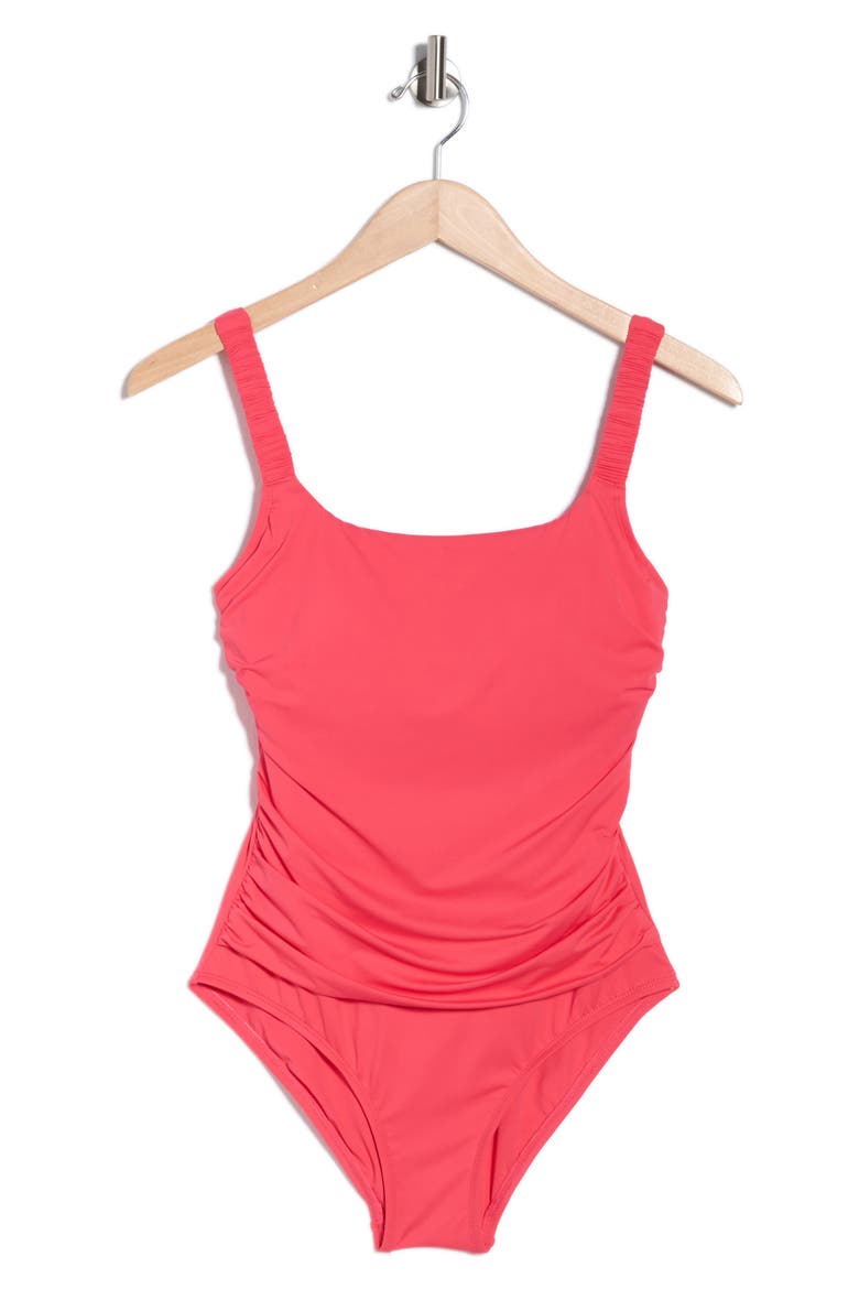 Jolie One-Piece Swimsuit, Alternate, color, SUGAR CORAL