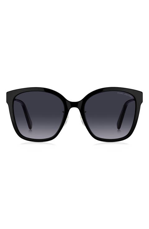 56mm Square Sunglasses