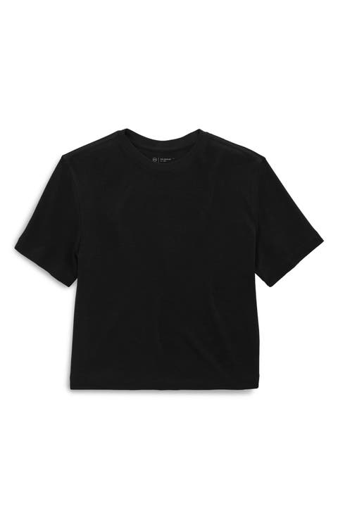 Charli Boxy Linen Blend T-Shirt