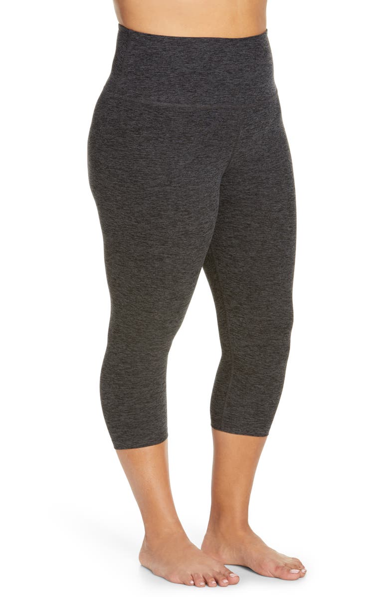 Beyond Yoga Walk & Talk Space Dye High Waist Leggings, Alternate, color, 