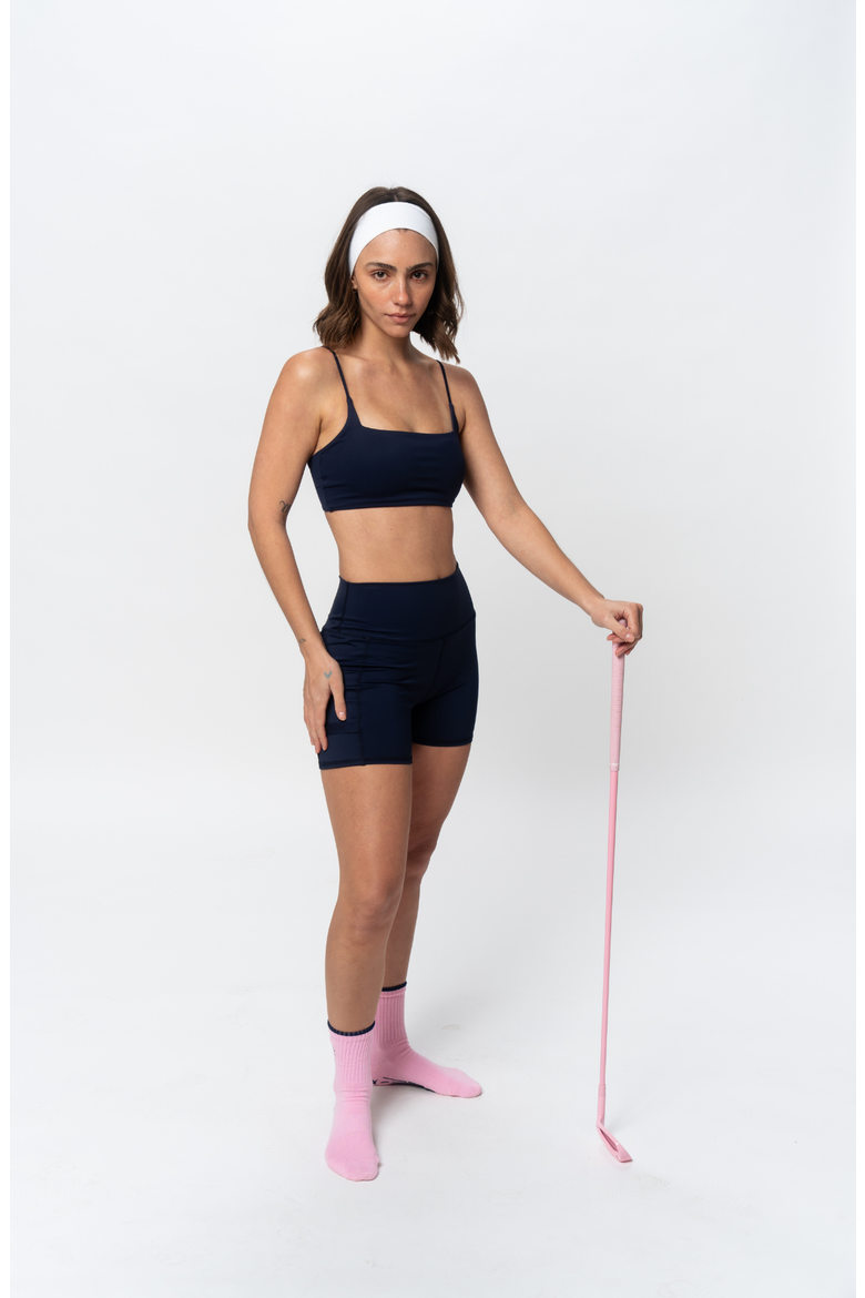 Ready Thin Square Neck Bra, Alternate, color, Navy