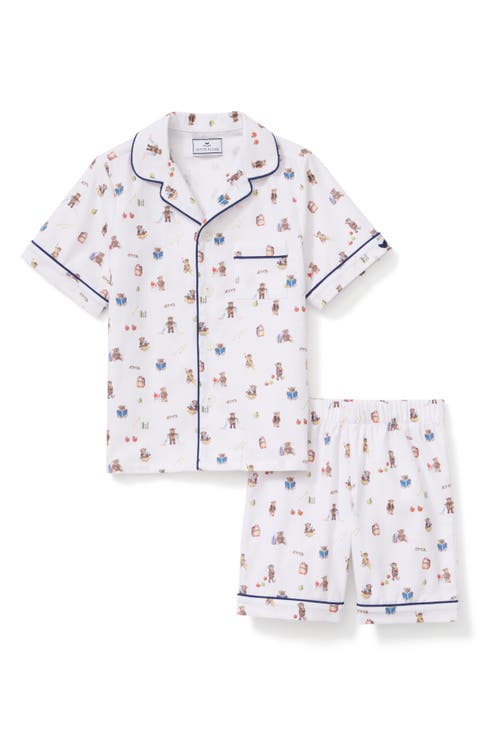 Kids' Two-Piece Cotton Blend Short Pajamas
