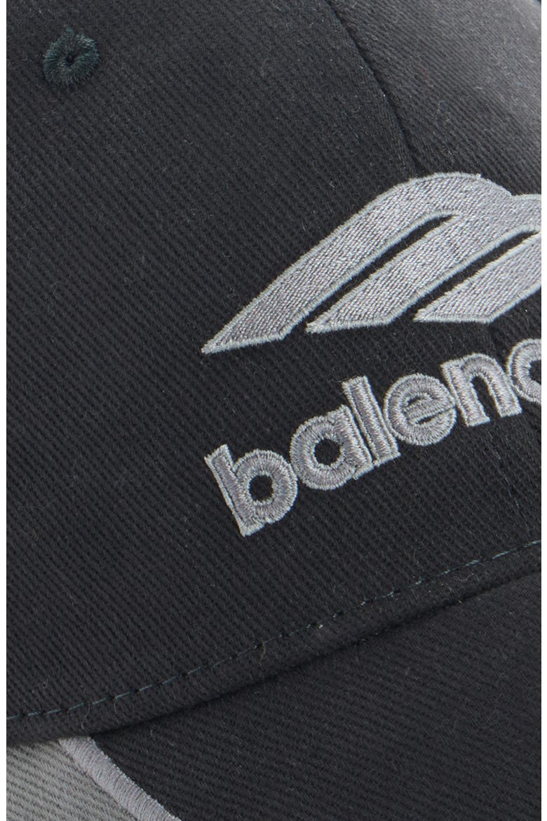American Football Logo Embroidered Adjustable Baseball Cap, Alternate, color, 1000 BLACK