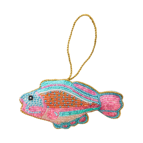 Francis de Fish Christmas Ornament