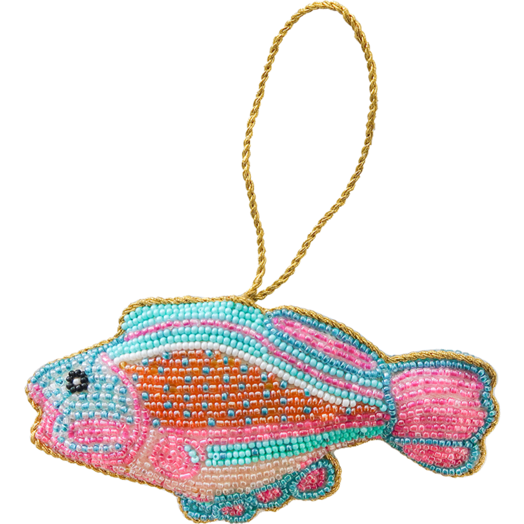 Jollity & Co . Francis De Fish Christmas Ornament In Multi