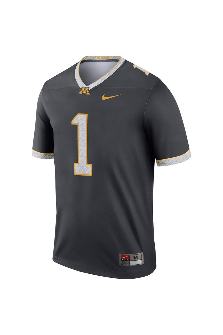 Men's Nike Gray #1 Minnesota Golden Gophers Legend Alternate Jersey, Alternate, color, Gray